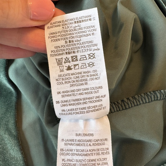 NWT Boden Green Velvet Sweetheart Neck Midi Dress holiday elegant women’s - Picture 8 of 9